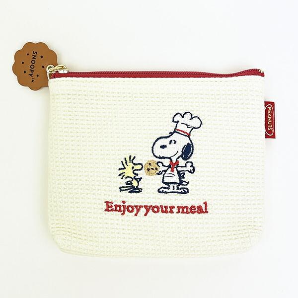 スヌーピー ティッシュポーチ レッド シェフシリーズ SNOOPY