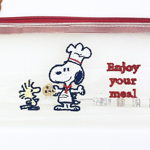 スヌーピー 歯ブラシポーチ レッド シェフシリーズ トラベル SNOOPY 商品画像2：キャラグッズPERFECT WORLD TOKYO