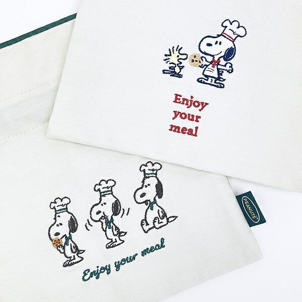 スヌーピー 巾着 グリーン シェフシリーズ SNOOPY 商品画像4：キャラグッズPERFECT WORLD TOKYO