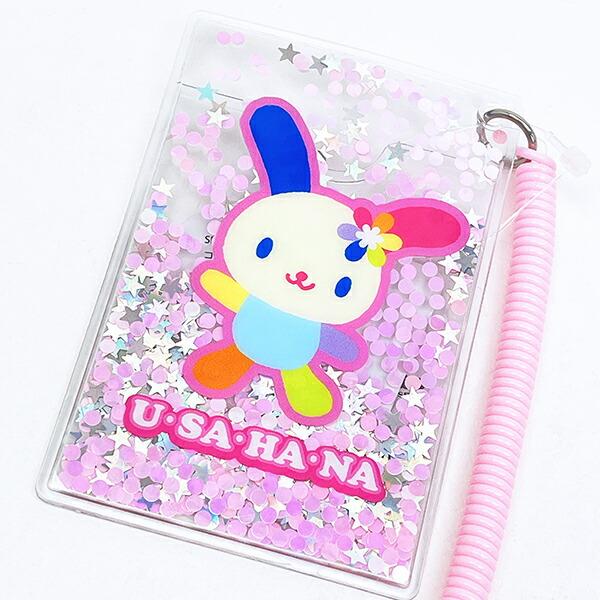 サンリオ ウサハナ コンフェッティパスケース 定期入れ Sanrio 商品画像2：キャラグッズPERFECT WORLD TOKYO