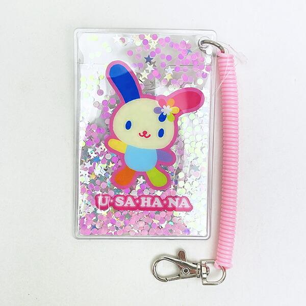サンリオ ウサハナ コンフェッティパスケース 定期入れ Sanrio 商品画像1：キャラグッズPERFECT WORLD TOKYO