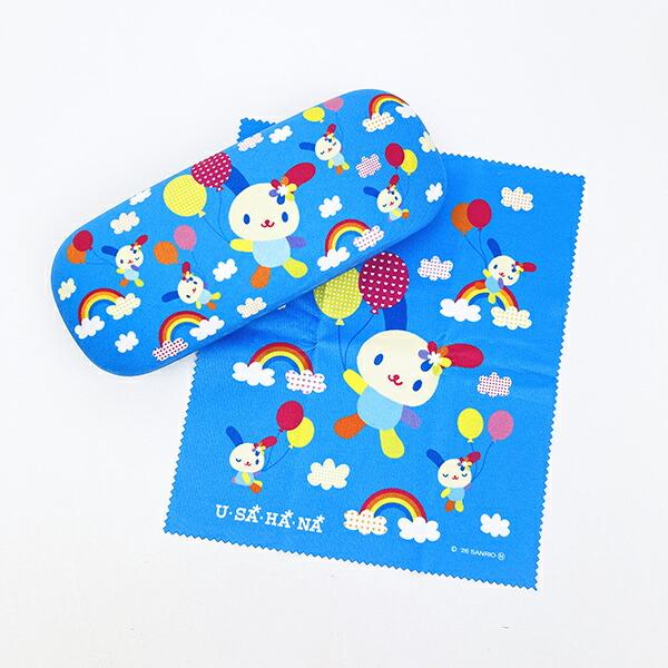 サンリオ ウサハナ メガネケース ブルー Sanrio 商品画像1：キャラグッズPERFECT WORLD TOKYO