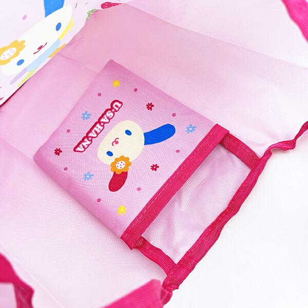 サンリオ ウサハナ エコバッグ ピンク Sanrio 商品画像4：キャラグッズPERFECT WORLD TOKYO