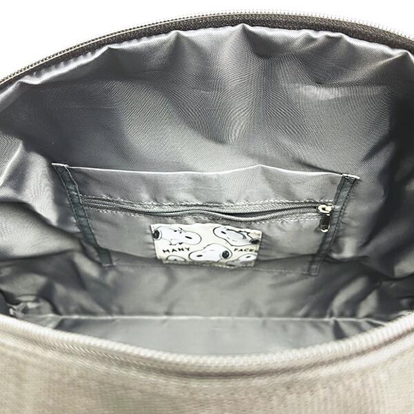 スヌーピー リップストップボストンバッグ ブラック SNOOPY 商品画像7：キャラグッズPERFECT WORLD TOKYO