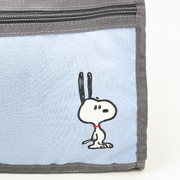 スヌーピー リップストップボストンバッグ ブルー SNOOPY 商品画像2：キャラグッズPERFECT WORLD TOKYO