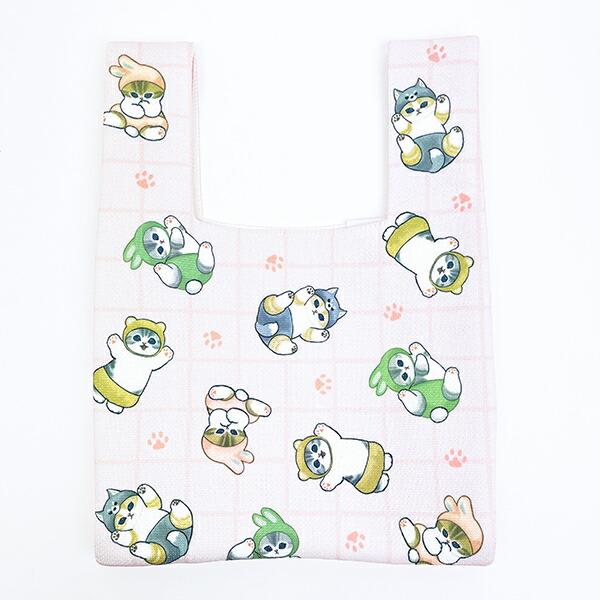 モフサンド にゃんぱんつ ミニニットバッグ ピンク mofusand 商品画像3：キャラグッズPERFECT WORLD TOKYO