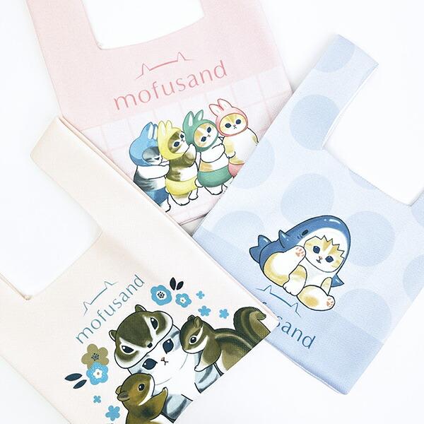 モフサンド にゃんぱんつ ミニニットバッグ ピンク mofusand 商品画像6：キャラグッズPERFECT WORLD TOKYO
