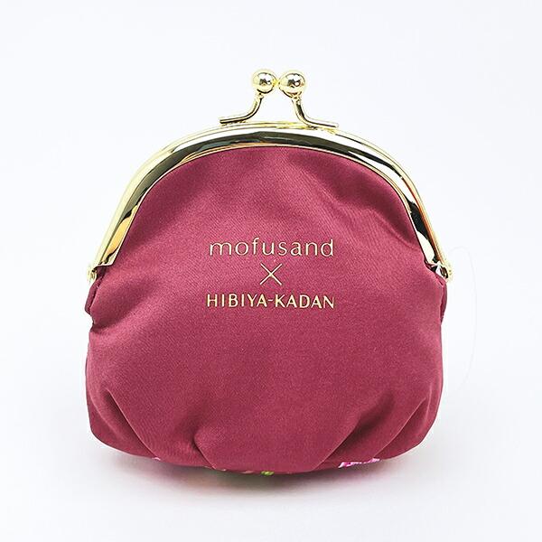 モフサンド × 日比谷花壇 ふんわりがま口ポーチ レッド mofusand 商品画像2：キャラグッズPERFECT WORLD TOKYO