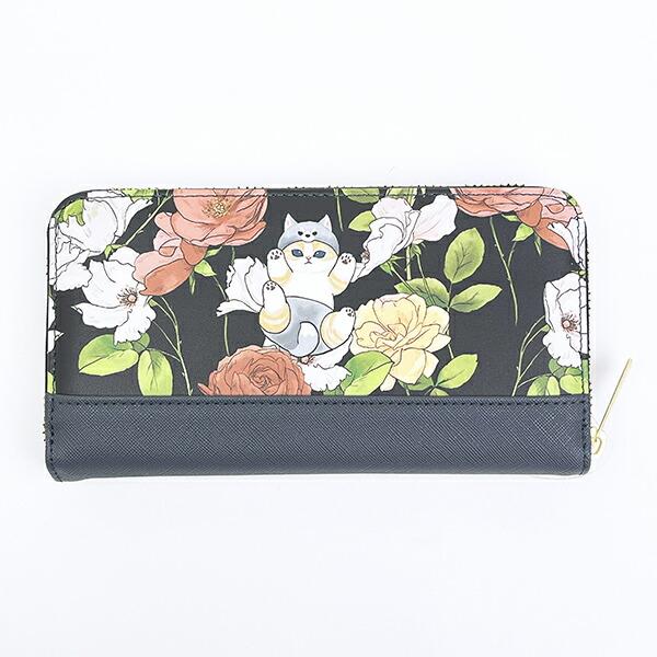 モフサンド × 日比谷花壇 長財布 ブラック mofusand 商品画像3：キャラグッズPERFECT WORLD TOKYO
