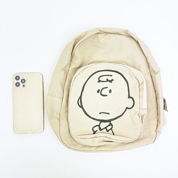 スヌーピー チャーリーブラウン ダイカットポケット ミニリュック バッグ SNOOPY 商品画像7：キャラグッズPERFECT WORLD TOKYO