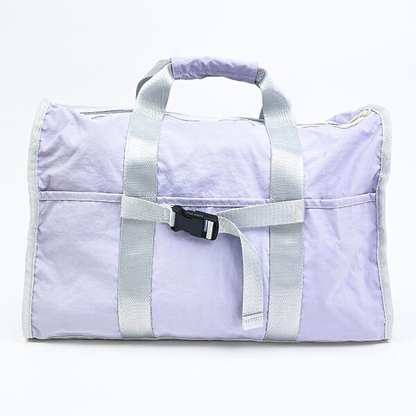 スヌーピー ボストンバッグ ラベンダー 6コマ トラベル SNOOPY 商品画像4：キャラグッズPERFECT WORLD TOKYO