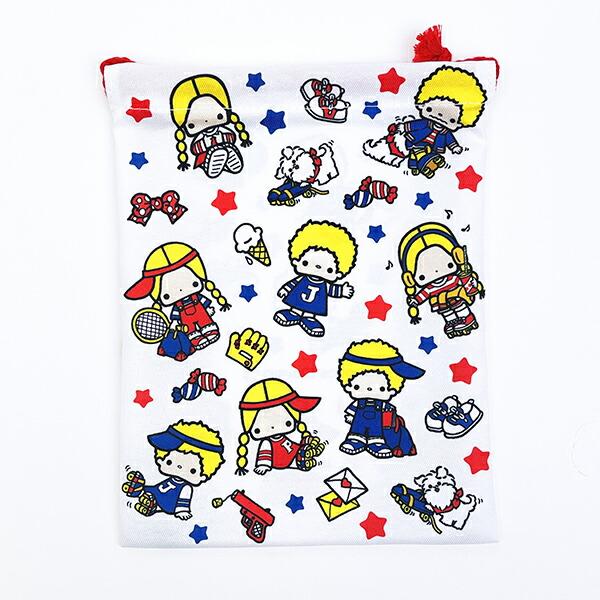 サンリオ パティ＆ジミー 3P巾着セット アクティブ シリーズ Sanrio 商品画像2：キャラグッズPERFECT WORLD TOKYO