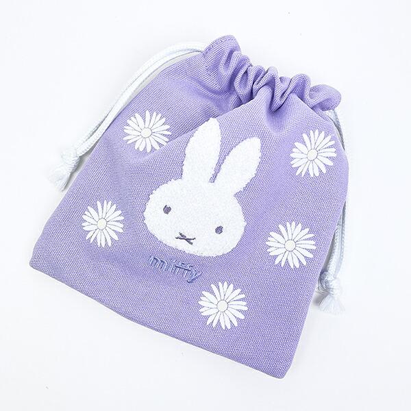 ミッフィー miffy 巾着 パープル ピスタチオ＆ラベンダーシリーズ 商品画像5：キャラグッズPERFECT WORLD TOKYO
