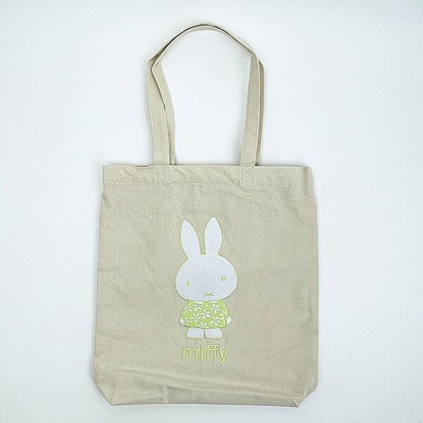 ミッフィー miffy 刺繍トートバッグ グリーン ピスタチオ＆ラベンダーシリー･･･