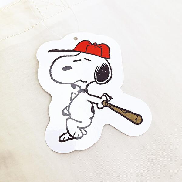 スヌーピー トートバッグ ベースボール レッド SNOOPY 商品画像5：キャラグッズPERFECT WORLD TOKYO