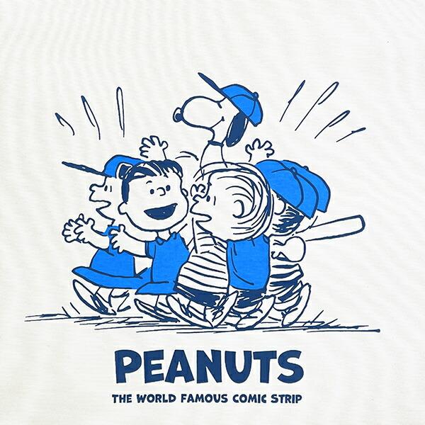 スヌーピー トートバッグ ベースボール ブルー SNOOPY 商品画像2：キャラグッズPERFECT WORLD TOKYO