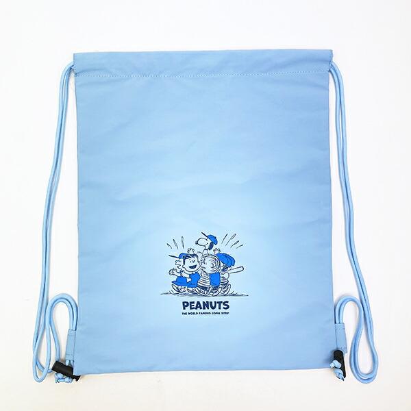 スヌーピー ナップザック ベースボール バッグ ブルー SNOOPY