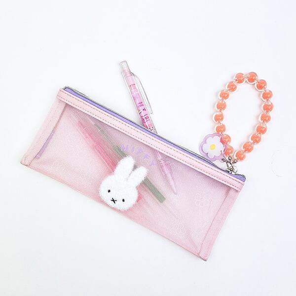 ミッフィー miffy スリムポーチ ピンク ビジューシリーズ 商品画像5：キャラグッズPERFECT WORLD TOKYO