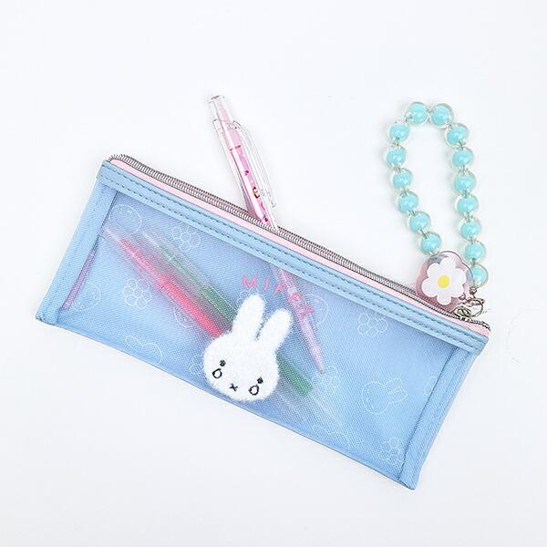 ミッフィー miffy スリムポーチ ブルー ビジューシリーズ 商品画像5：キャラグッズPERFECT WORLD TOKYO