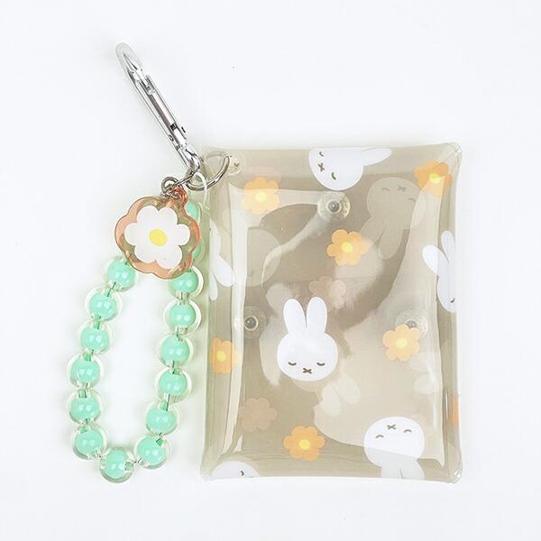 ミッフィー miffy おやすみ クリアマルチポーチ (イエロー) ビジューシリーズ 商品画像1：キャラグッズPERFECT WORLD TOKYO