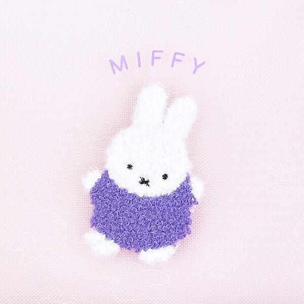 ミッフィー miffy フラットポーチ ピンク ビジューシリーズ 商品画像2：キャラグッズPERFECT WORLD TOKYO