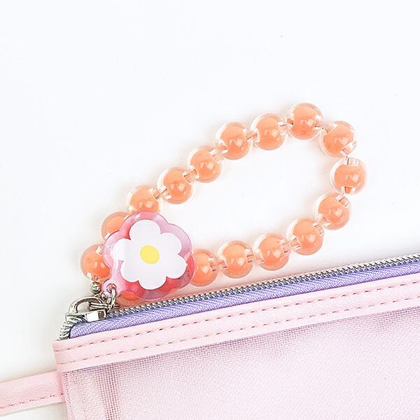 ミッフィー miffy フラットポーチ ピンク ビジューシリーズ 商品画像3：キャラグッズPERFECT WORLD TOKYO