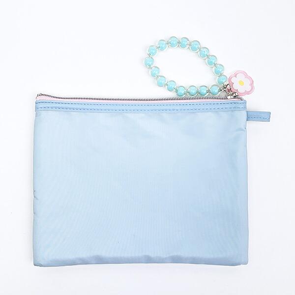 ミッフィー miffy フラットポーチ ブルー ビジューシリーズ 商品画像4：キャラグッズPERFECT WORLD TOKYO