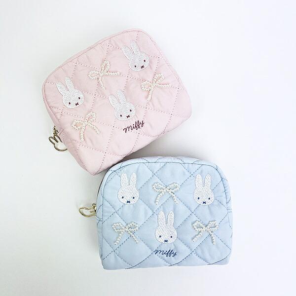 ミッフィー miffy ボックスポーチ ピンク キルティングパールシリーズ 商品画像8：キャラグッズPERFECT WORLD TOKYO