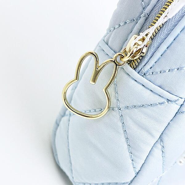 ミッフィー miffy ボックスポーチ ブルー キルティングパールシリーズ 商品画像4：キャラグッズPERFECT WORLD TOKYO