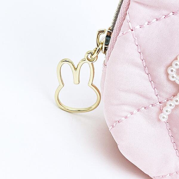 ミッフィー miffy ティッシュポーチ ピンク キルティングパールシリーズ 商品画像3：キャラグッズPERFECT WORLD TOKYO
