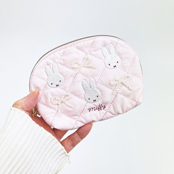 ミッフィー miffy ティッシュポーチ ピンク キルティングパールシリーズ 商品画像7：キャラグッズPERFECT WORLD TOKYO