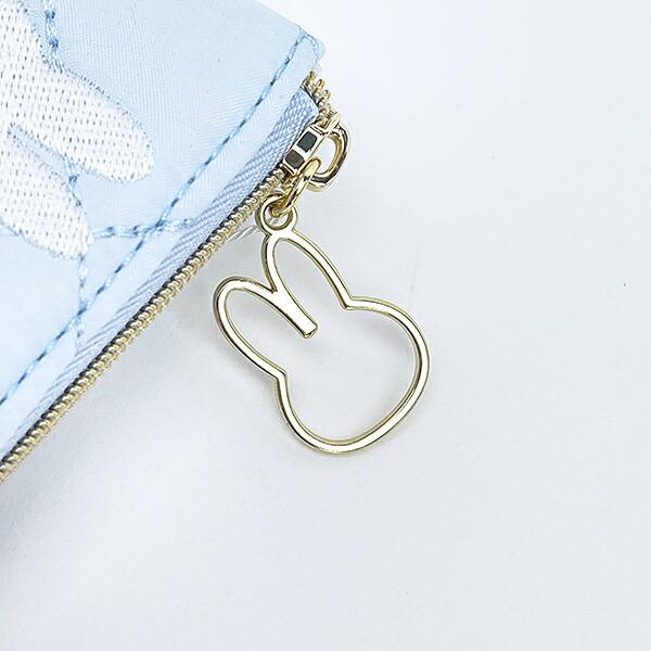 ミッフィー miffy スリムポーチ ブルー キルティングパールシリーズ 商品画像3：キャラグッズPERFECT WORLD TOKYO