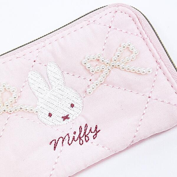 ミッフィー miffy スマートキーケース ピンク キルティングパールシリーズ 商品画像2：キャラグッズPERFECT WORLD TOKYO