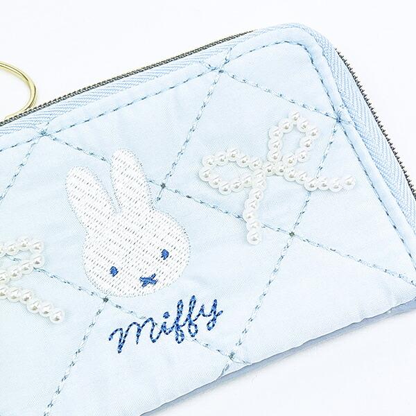 ミッフィー miffy スマートキーケース ブルー キルティングパールシリーズ 商品画像2：キャラグッズPERFECT WORLD TOKYO