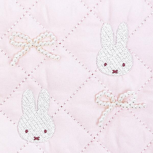ミッフィー miffy 巾着 ピンク キルティングパールシリーズ 商品画像2：キャラグッズPERFECT WORLD TOKYO
