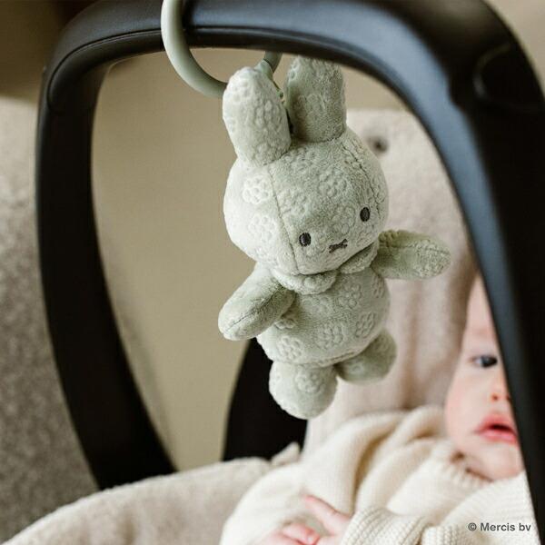 ミッフィー miffy x Little Dutch Flower ぶるぶるトイ 抹茶グリーン ベビー 出産祝い 商品画像2：キャラグッズPERFECT WORLD TOKYO