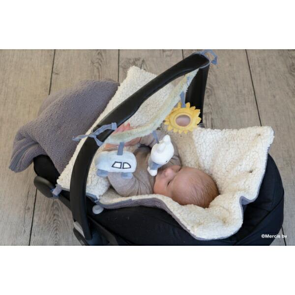 ミッフィー miffy フラッフィー ハンギングトイ(ブルー) ベビー 商品画像2：キャラグッズPERFECT WORLD TOKYO