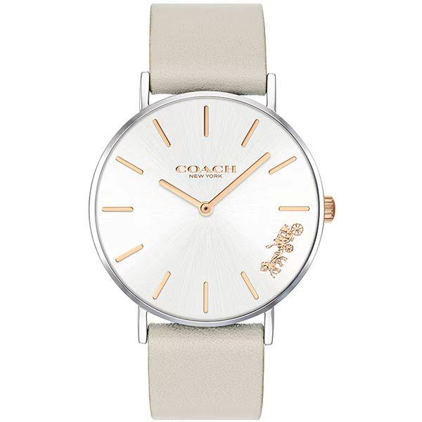 コーチ Coach PERRY 36mm ホワイトレザー WHダイヤル 14503116