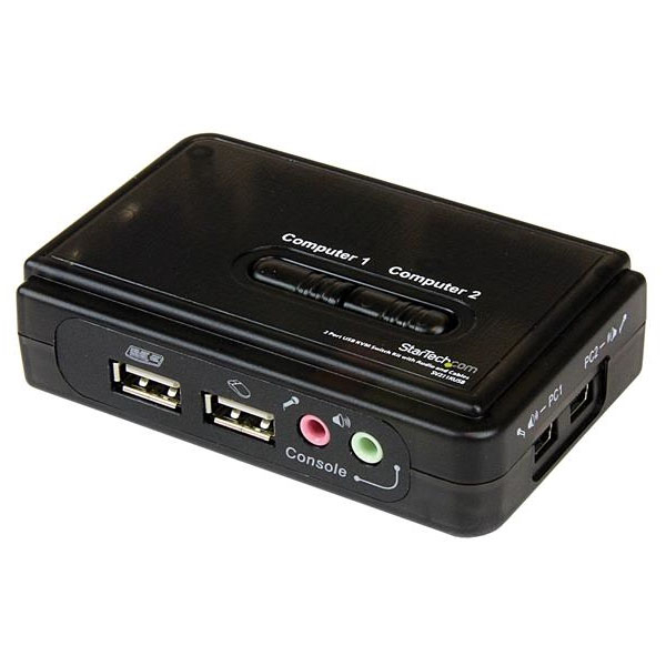 StarTech SV211KUSB ブラック [USB接続KVMスイッチキット(2ポート)] 商品画像1：XPRICE