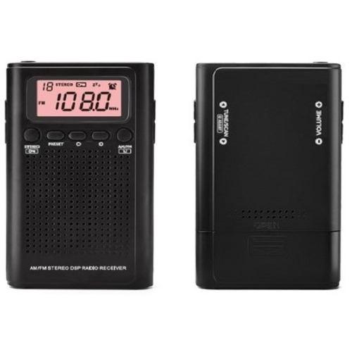 エムラボ mlabs NSDR17 AM／FMポケットデジタルラジオ ブラック