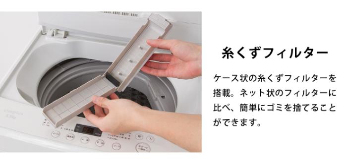 simplus　全自動洗濯機 5.5ｋg　SP-WM55WH　ホワイト 商品画像8：リコメン堂