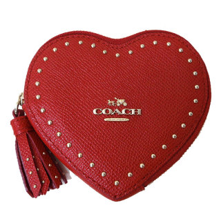 コーチ Coach 財布 エッジ スタッズ ハート コインケース 小銭入れ Lired レッド F Liredの通販なら Sanalpha サンアルファ Kaago カーゴ