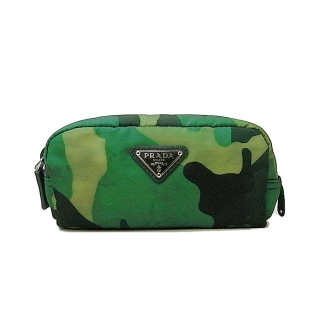 プラダ Prada ポーチ 1na175 ナイロン コスメ 化粧 ポーチ 迷彩柄 Prato 1na175 Te Ca Pratの通販なら Sanalpha サンアルファ Kaago カーゴ