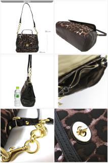 コーチ Coach タグ無し ショルダーバッグ F245 オセロット プリント 2way ショルダーバッグ B4 M1 マホガニーマルチ F245 B4 M1の通販なら Sanalpha サンアルファ Kaago カーゴ