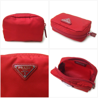 プラダ Prada ポーチ 1na339 1n0339 ナイロン ミニポーチ Vela Rosso レッド系 1na339 Rossoの通販なら Sanalpha サンアルファ Kaago カーゴ