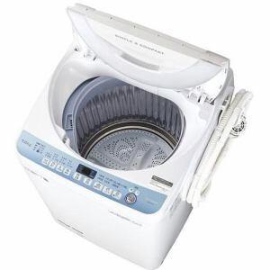 ES-T711-W シャープ 簡易乾燥機能付洗濯機 洗濯7Kg 商品画像1：セイカオンラインショップ