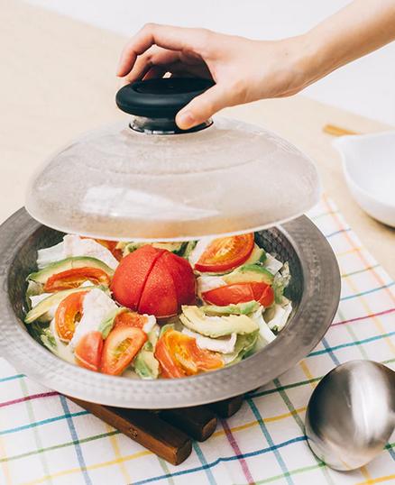 ハリオ HARIO フタがガラスのIH対応ステンレス鍋26雪平 MIS-26 IH対応 直火OK 日本製 商品画像4：セイカオンラインショップ