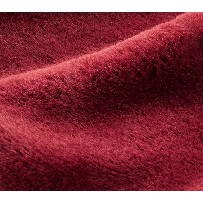 ユアサプライムス 電気掛敷毛布 プレミアムフェイクファー 188×130cm YCB-PF60E-R ボルドー 商品画像6：セイカオンラインショップ