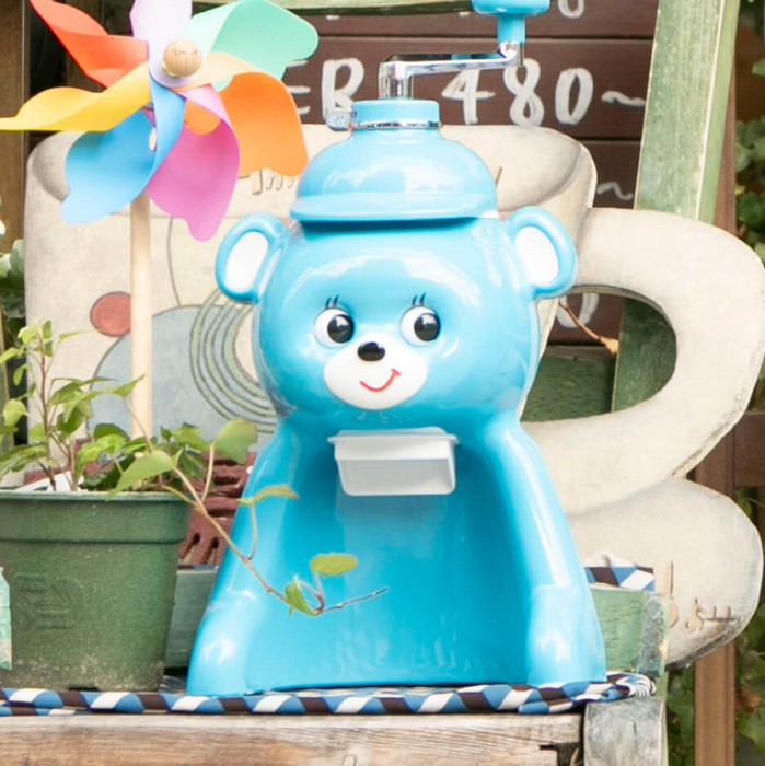 ABF-G100-AK タイガー 氷削り器 きょろちゃん ブルー 商品画像2：セイカオンラインショップ