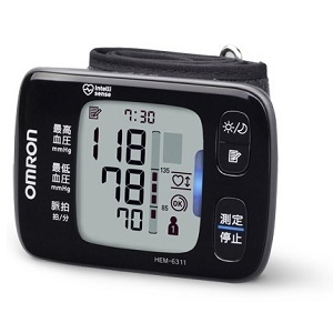 HEM-6311 手首式血圧計 自動血圧計 オムロン 薄型・軽量コンパクトタイプ 商品画像1：セイカオンラインショッププラス